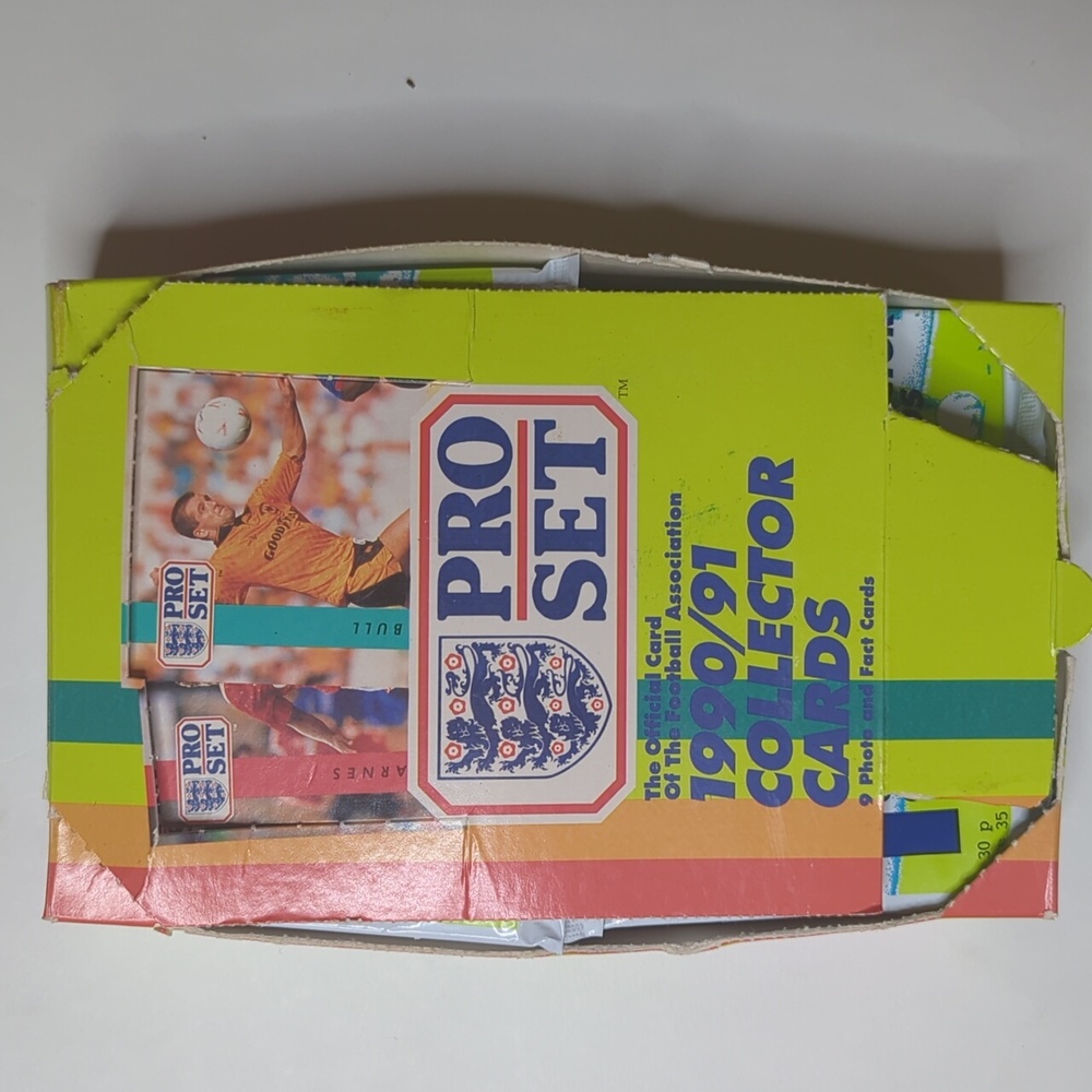 Pro Set Official Football (Soccer) 1990/91 Collector Cards - 40 Packs - Picture 2 of 5